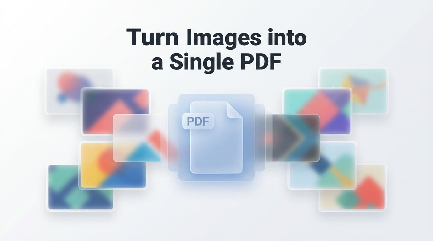 Image to PDF Converter - Combine images into PDF