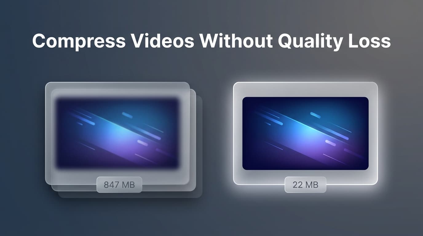 Video Compressor Tool - Reduce video file sizes while maintaining quality